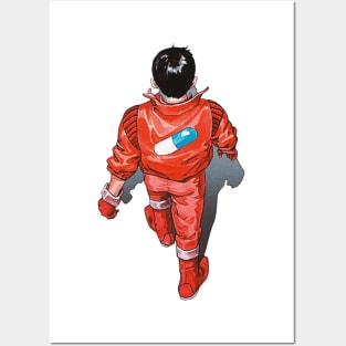 kaneda walking Posters and Art